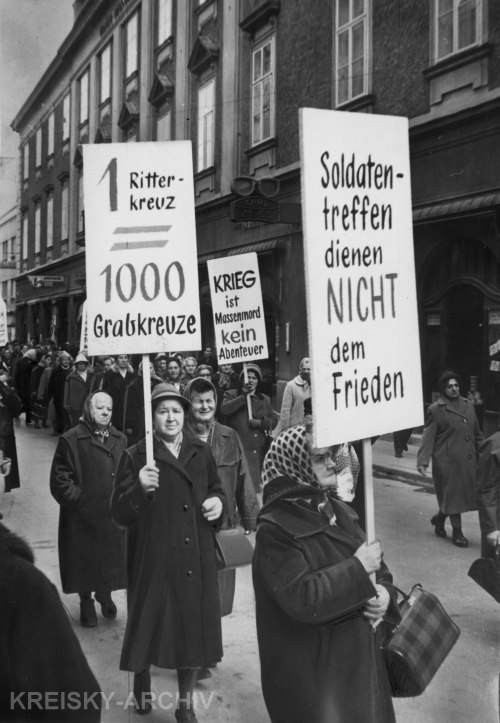 Demonstration BDFÖ 1950er