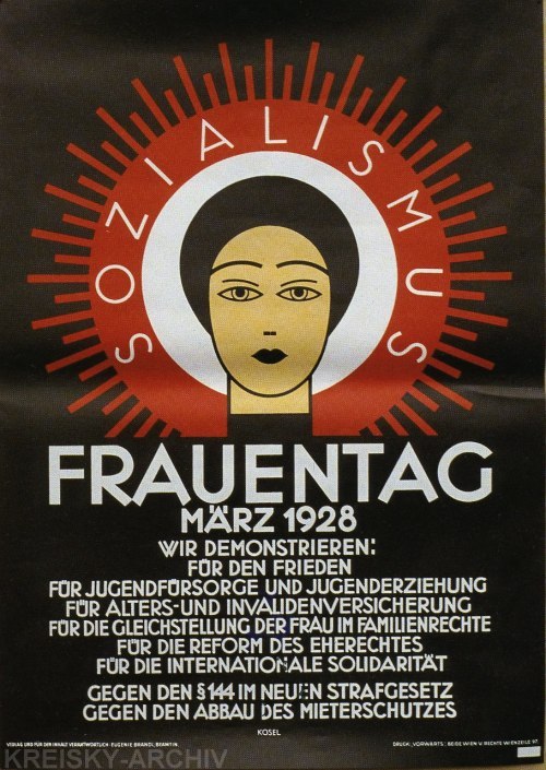  Plakat der SDAP 1928