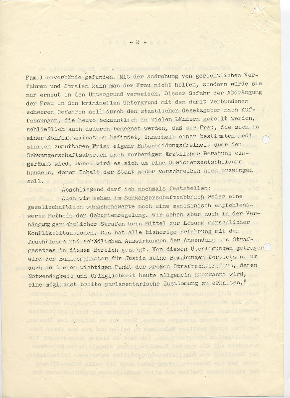 Schreiben Kardinal König - Bruno Kreisky 1973