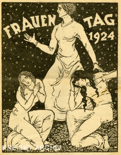 Broschüre der SDAP zum Frauentag 1924