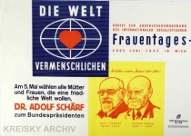 Plakat der SPÖ zum Frauentag 1957