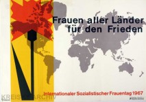 Plakat der SPÖ zum Frauentag 1967